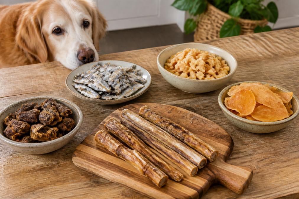 Top 5 Natural Treats for Senior Dogs with Allergies