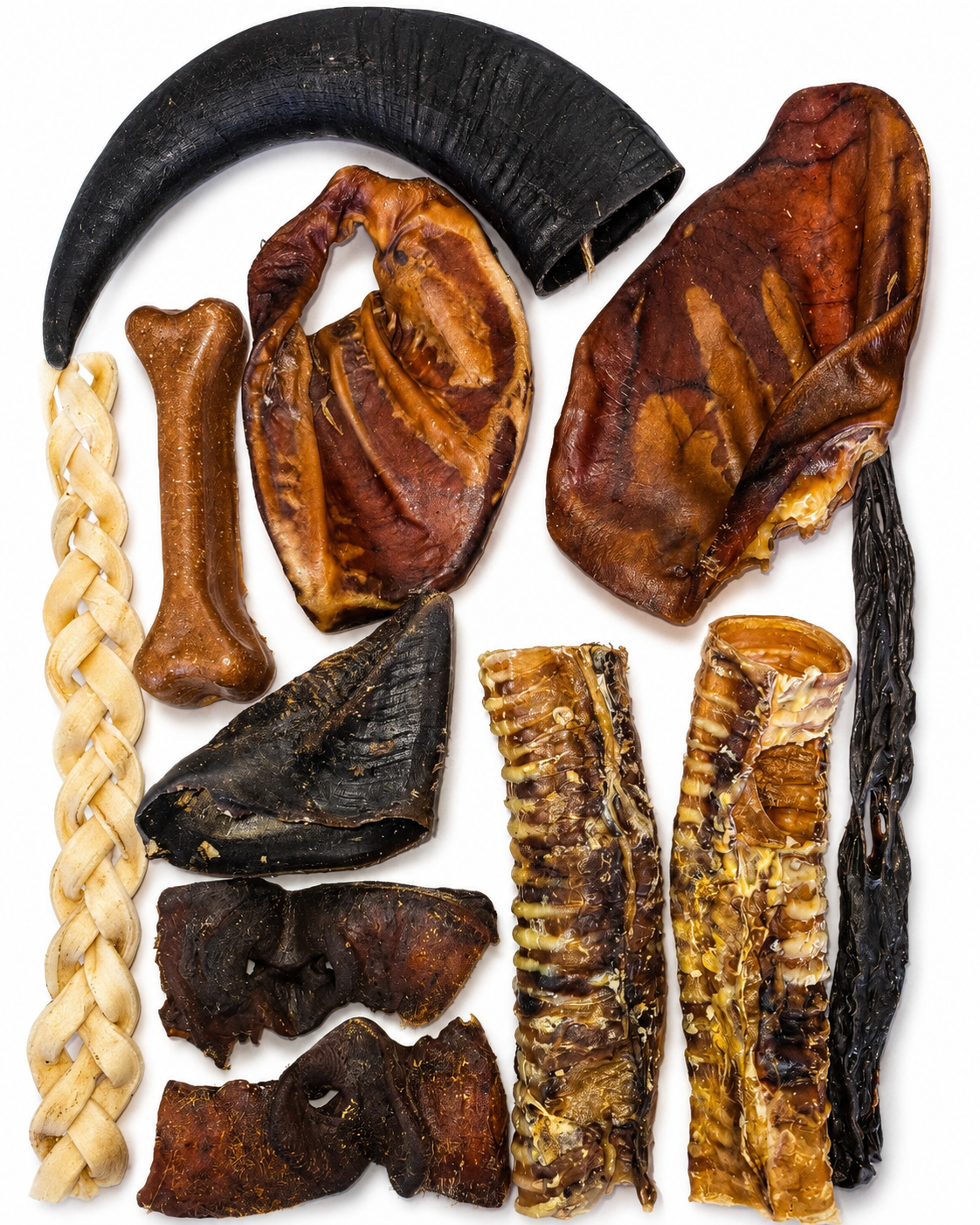 Tough Chew Box for medium and large dogs with natural dog chews from Fido’s Tasty Treats